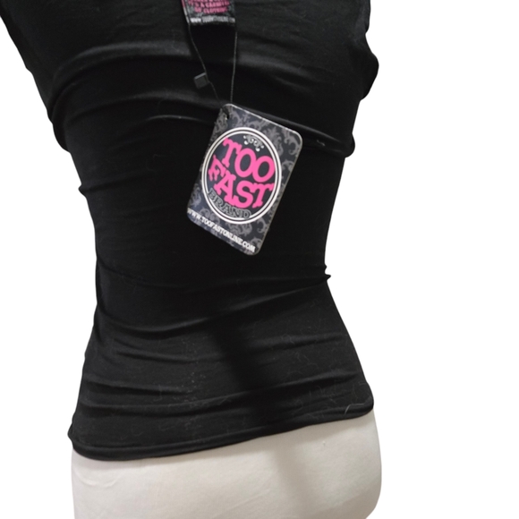 RARE*nwt vintage punk too fast tank top - Picture 3 of 3